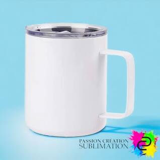 Tasse de camping 15oz avec couvercle