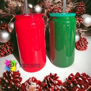 Libbey Glass 16oz de Noël pour dtf