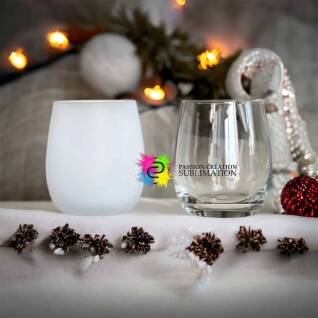 Verre de vin sans pied pour sublimation