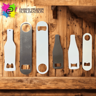 Ouvre-bouteille en stainless pour sublimation