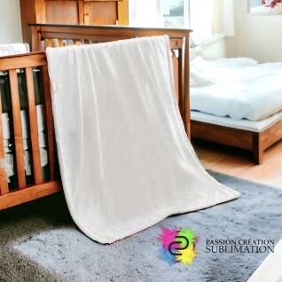 Couverture blanche pour enfant polyester pour sublimation