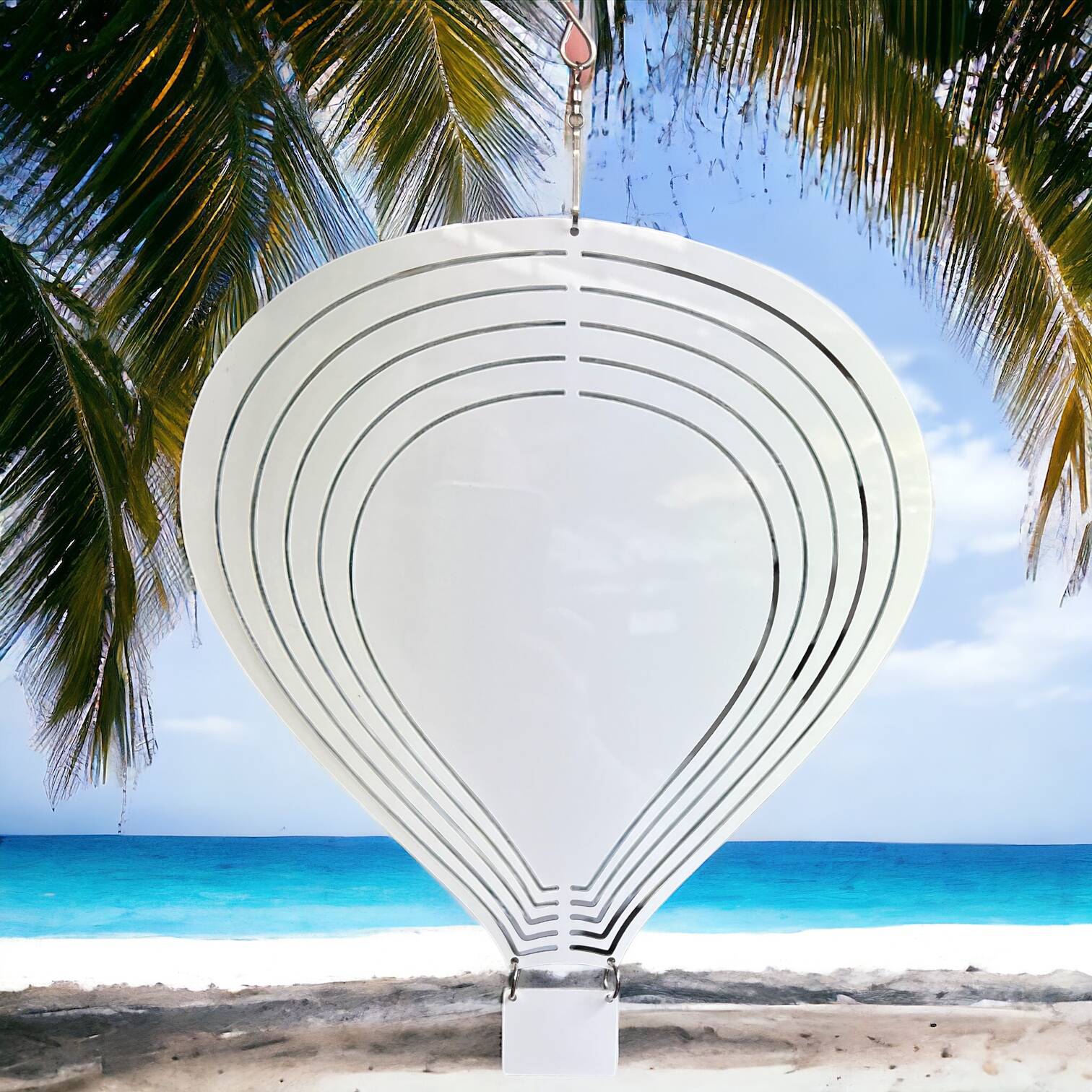 Wind spinner en forme de mongolfière pour sublimation – Image 2