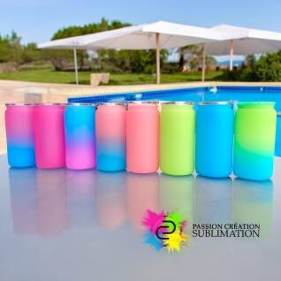 Libbey glass en plastique coloré mat pour DTF ou vinyl
