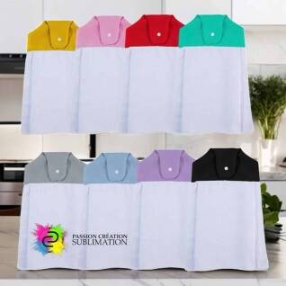 Serviette à main gaufrés de couleur pour sublimation