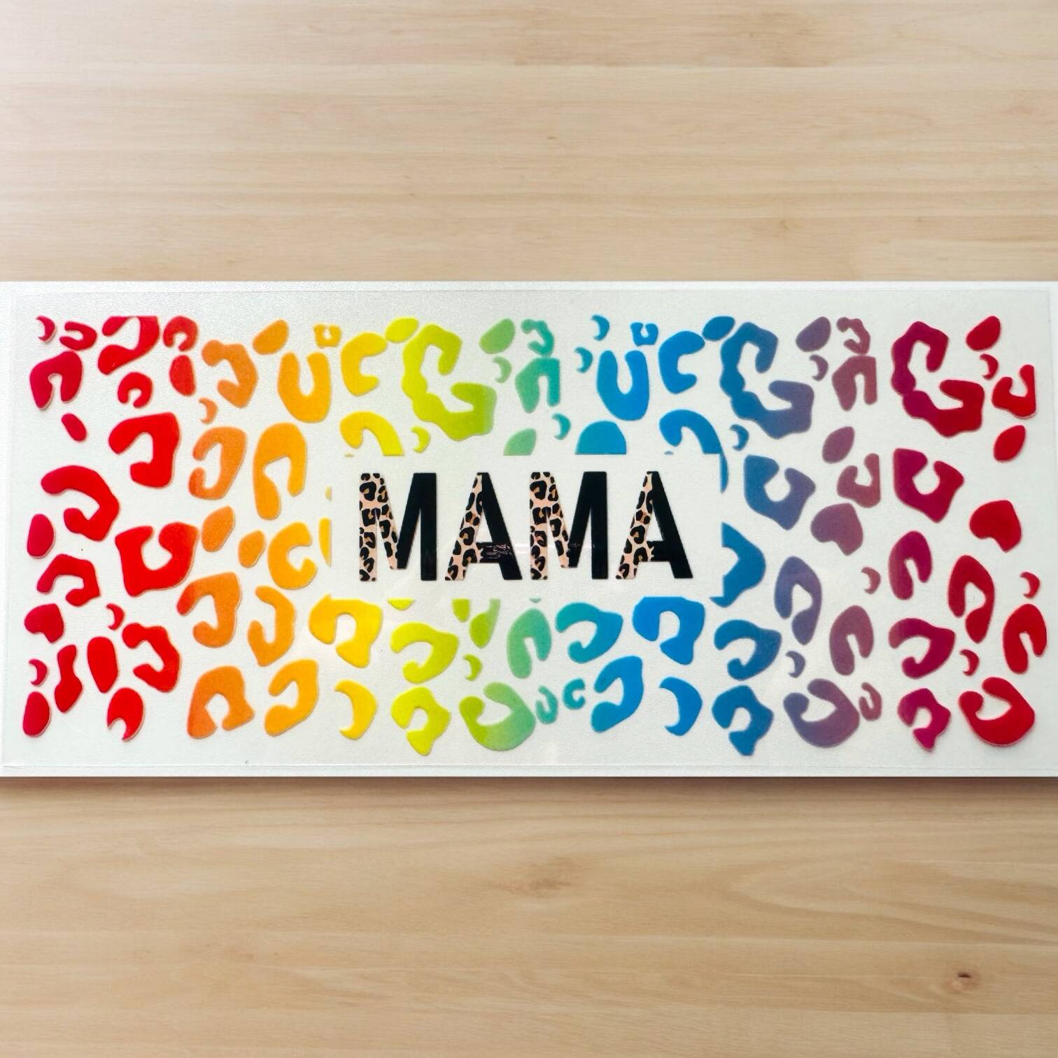 UV DTF « Mama » léopard