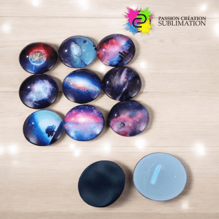 Aimant en acrylique rond pour sublimation
