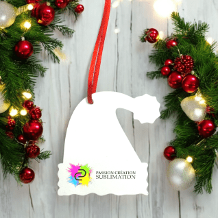 Ornement de noël en mdf pour sublimation