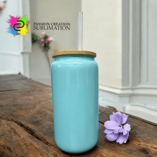 Libbey glass 16oz bleu brillant pour sublimation