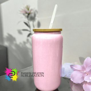 Libbey glass 16oz rose brillant pour sublimation