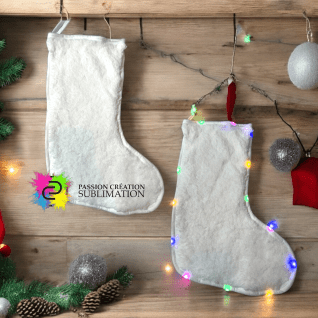 Bas de Noël lumineux pour sublimation
