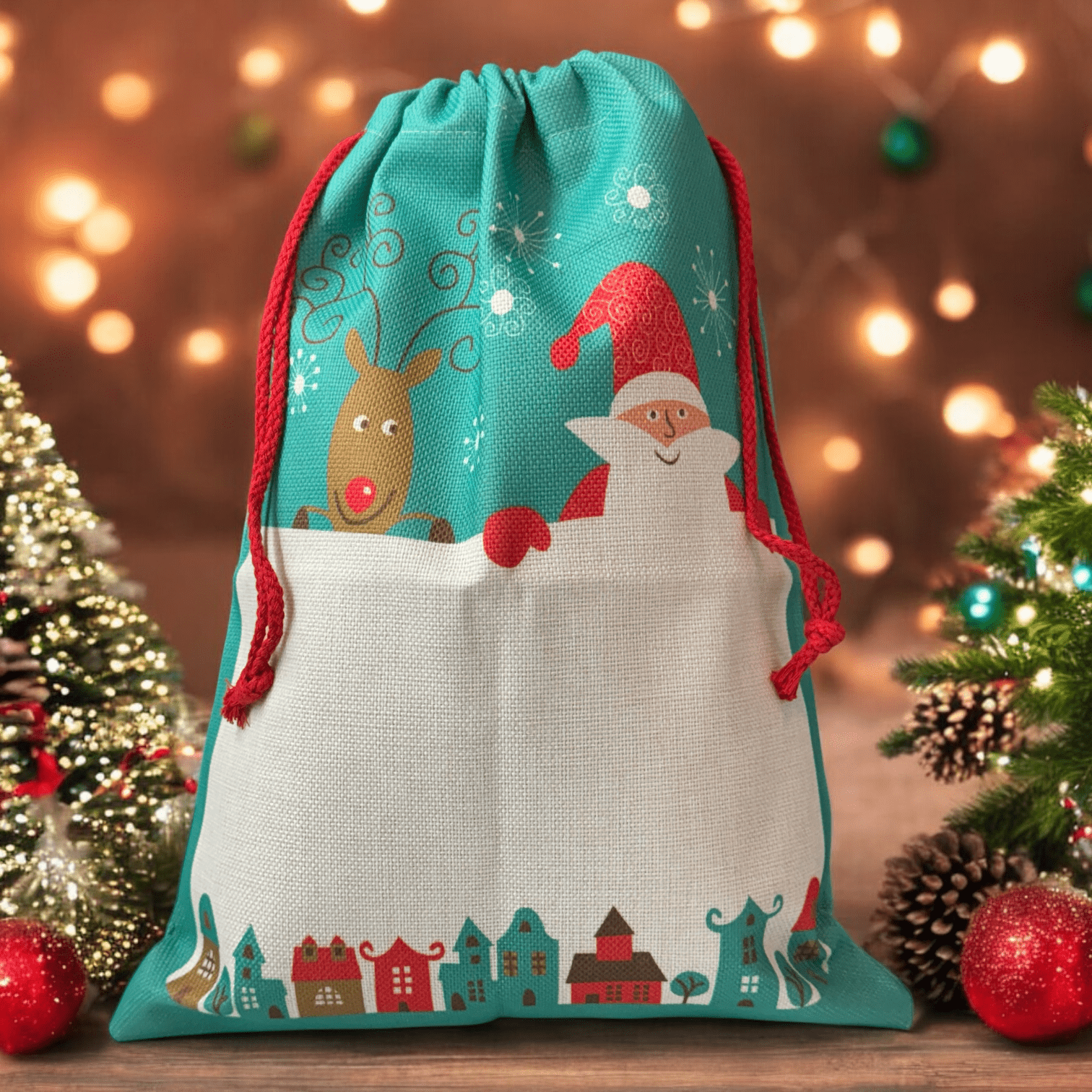 Sac de Noël pour sublimation – Image 3