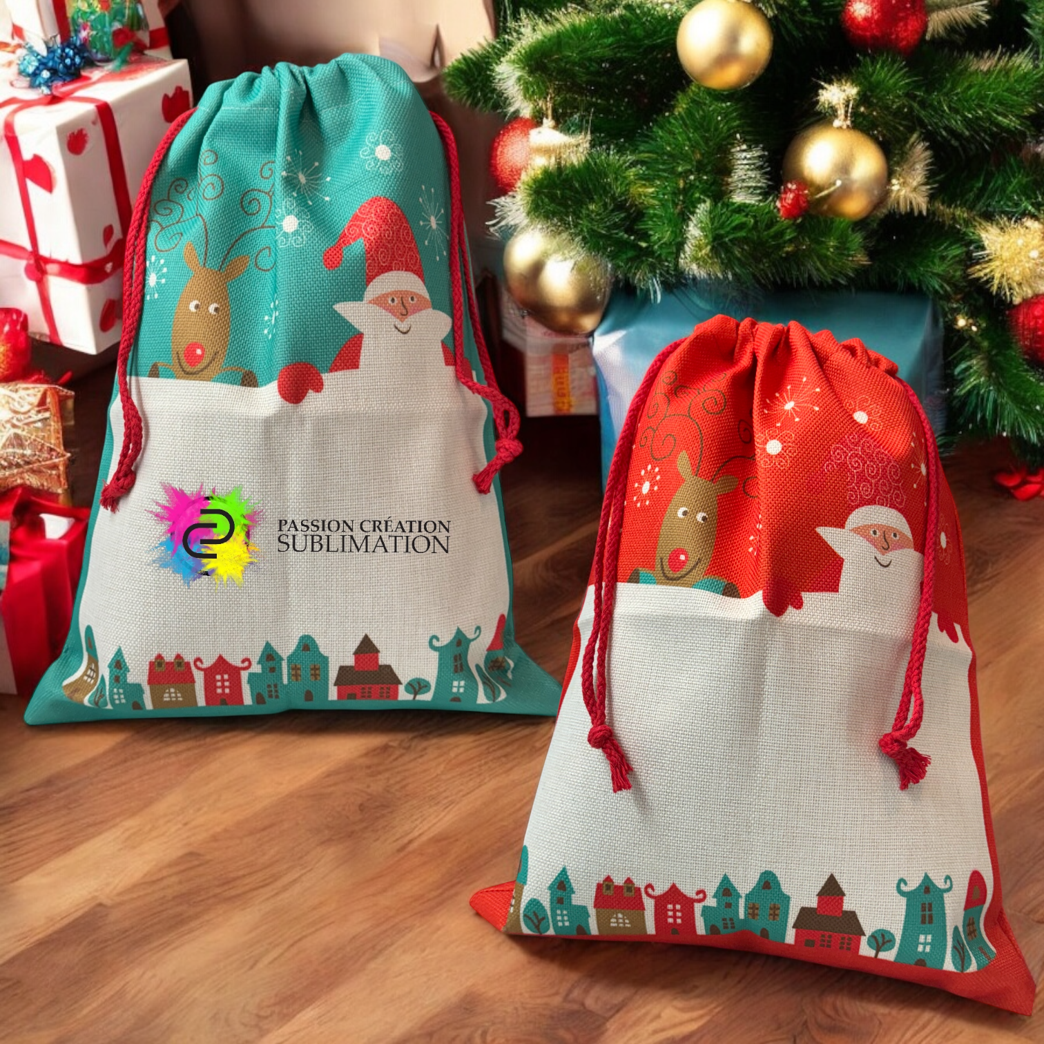 Sac de Noël pour sublimation