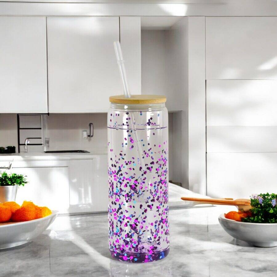Snowglobe 25oz en verre pour sublimation – Image 2