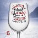 UV DTF de Noël pour coupe à vin (série 1) – Image 7