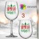 UV DTF de Noël pour coupe à vin (série 2) – Image 4