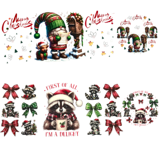 UV DTF de Noël