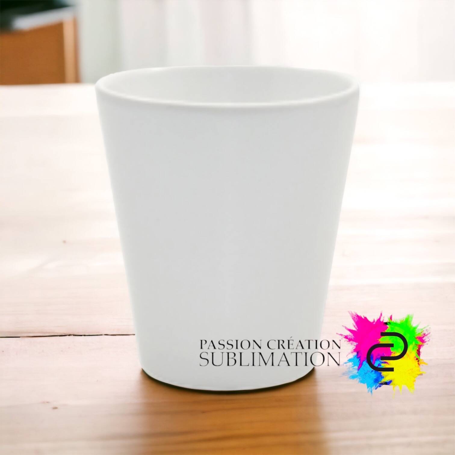 Pot de fleur en céramique pour sublimation – Image 2