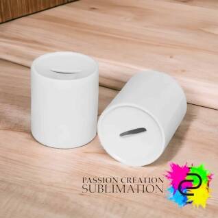 Tirelire en céramique pour sublimation