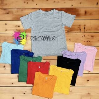 T-shirt pour enfant de couleur 100% polyester