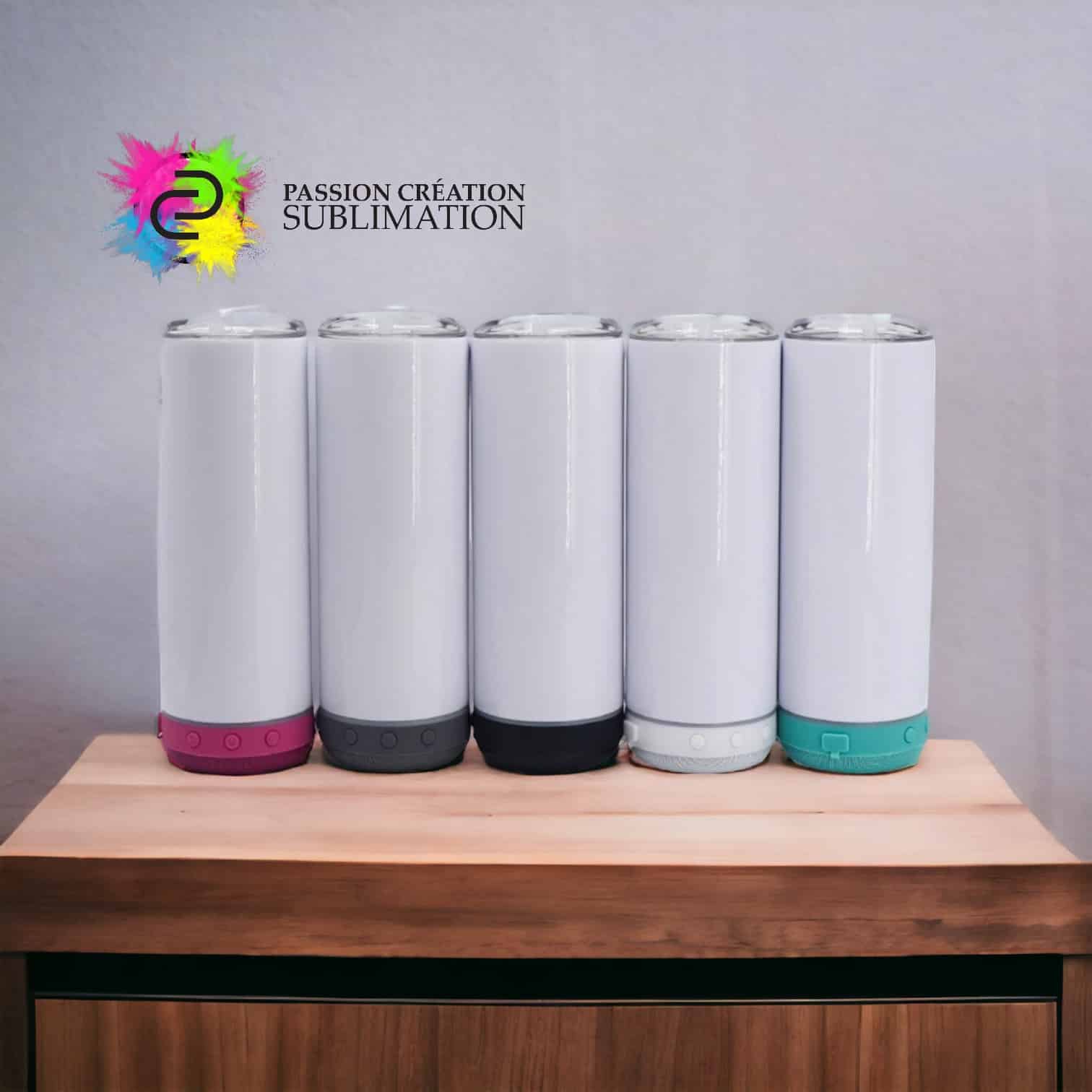 Tumbler speaker Bluetooth pour sublimation