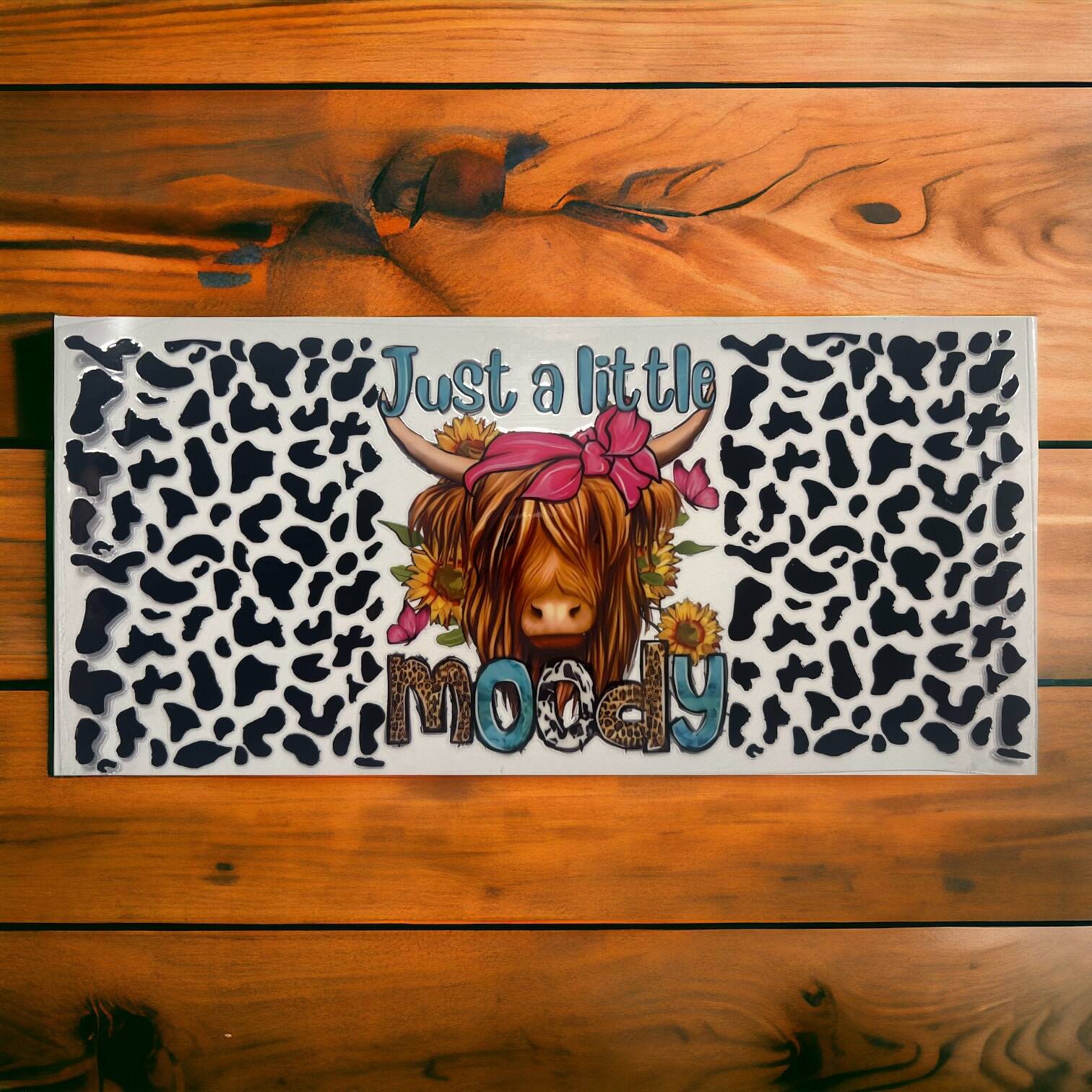 UV DTF vache highland