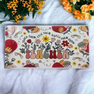 UV DTF enseignant "Teach them, love them, watch them grow"