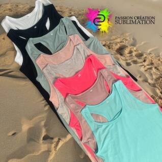 Camisole femme polyester pour sublimation