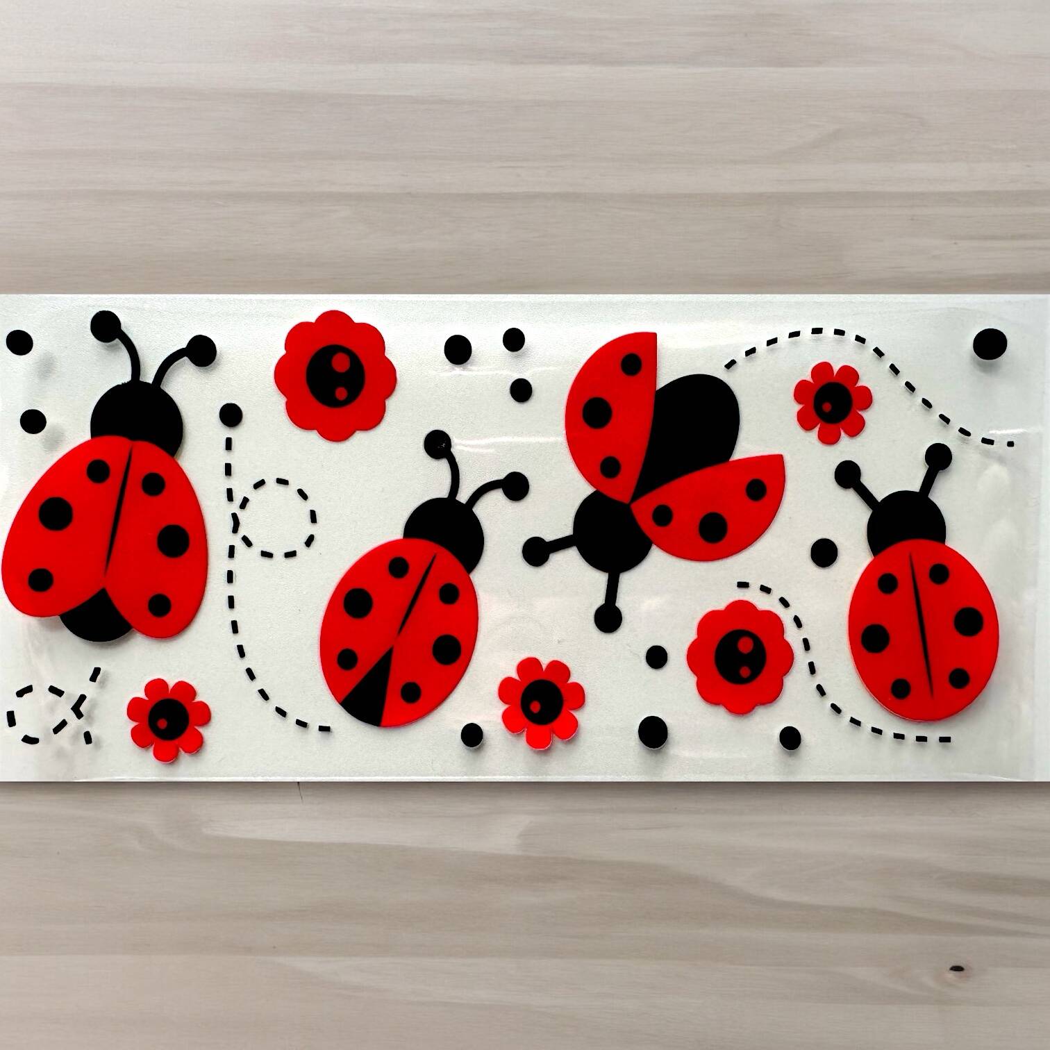 UV DTF Coccinelle rouge