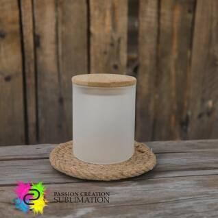 Pot à chandelle 6oz givré pour sublimation