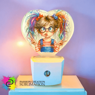 Veilleuse en acrylique pour sublimation