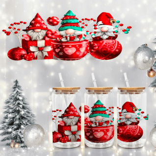UV DTF Gnomes de Noël