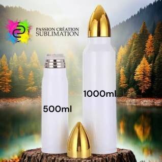 Tumbler balle de fusil pour sublimation