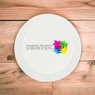 Assiette en polymère pour sublimation