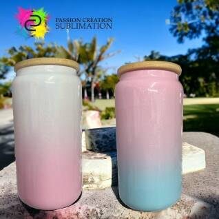 Libbey glass 16oz brillant 2 couleurs pour sublimation