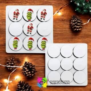 Jeux de tic tac toe pour sublimation