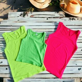 Camisole enfant fluo 100% polyester