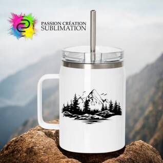 Tumbler baril visant 30oz stainless steel avec poignée